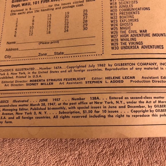 Vintage Classics Illustrated Special Issue Adventures in Science & Prehistoric - Picture 11 of 11